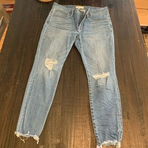 Madewell high rise skinny